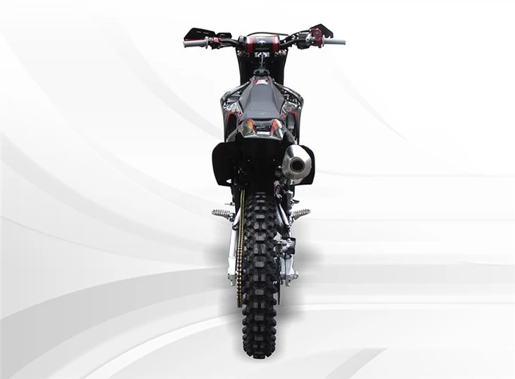 black racing motorcycle